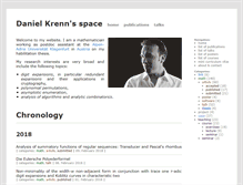 Tablet Screenshot of danielkrenn.at